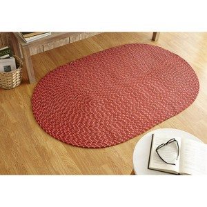 Sunsplash Braid Collection 100% Polypropylene Reversible Indoor/Outdoor Area Utility Rug - Better Trends - 1 of 4