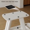 PAGED Round Dining Table Modern Kitchen Table with Metal Base, 33.5" Coffee Table for Dining Room, Living Room - 4 of 4