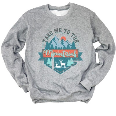 Simply Sage Market Women's Take Me To The Mountains Colorful Gildan Sweatshirt