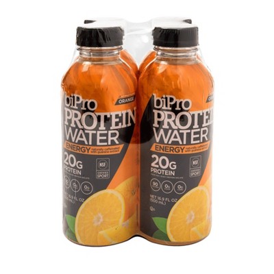 BiPro Protein Water - Orange + Caffeine - 4ct/16.9 fl oz