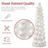 Best Choice Products Set of 3 Pre-Lit Hand-Painted Ceramic Tabletop Christmas Trees - 2 of 4