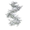 King of Christmas 9ft Christmas Garland, Queen Flock Artificial Snow Flocked Garland - 3 of 4