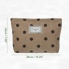 Unique Bargains Portable Corduroy Polka Dot Makeup Bags and Organizers 1 Pc - 4 of 4