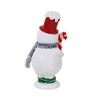 Ganz 4.75 In Vintage-Looking Snowman Figurine Christmas , Top Hat Tinsel Scarf (1PC) - 2 of 3