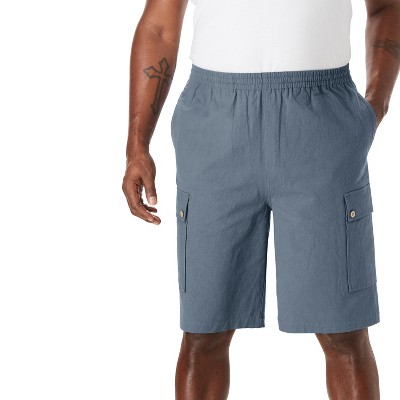 Bagilaanoe Men's Casual 3/4 Cargo Shorts Below Knee Loose Cargo Capri  Shorts Multi-Pocket Bottoms