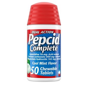 Pepcid AC Complete Tablets Mint - 50ct - 1 of 4