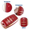 Unique Bargains TPU 4 Button Car Remote Key Fob Case Cover for Kia Niro 1 Pc - 3 of 4