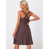 Allegra K Women's Sweetheart Neck Sleeveless Smocked A-Line Midi Dress - 3 of 4