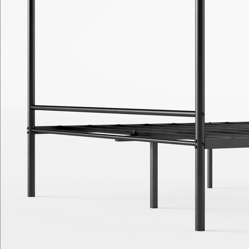 Seguro Canopy Metal Platform Bed Frame Black - Zinus, 5 of 9