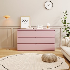 NicBex Dresser for Bedroom with 6 Drawers,Modern Wide Dresser TV Stand for Living Room,Hallway - 1 of 4