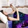 BAFODE Printed Flannel Blanket-Soft, Warm, Lightweight for Couch,Office, Bed, Camping, Travel-Multi-Purpose Gift for All Seasons with Versatile Design - 4 of 4