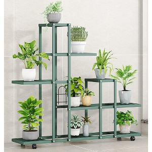 Metal Plant Stand for Indoor Outdoor,Ladder Plant Holder,Plant Rack For Multiple Plants,Flower Planter Display Stand For Living Room Patio Garden - 1 of 4