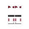 NCAA Arkansas Razorbacks Premium Knit Crew Socks - White - 2 of 2