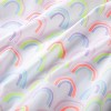 Fitted Crib Sheet Rainbows - Cloud Island™ - White - 4 of 4