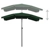 vidaXL Garden Parasol with Pole 78.7"x51.2" Green - 4 of 4