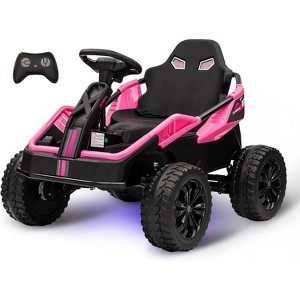 24V Ride-On Toys for Big Kids，Electric Four Wheeler，Battery Electric Car for Kids with Parent Remote,Bluetooth Music, Horn - 1 of 4