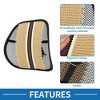 Unique Bargains Car Backrest Lumbar Support 16.14"x16.53" Maple Beige 1 Pc - 2 of 4