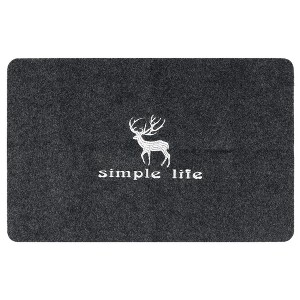 Unique Bargains Non-Slip Rubber Backing Indoor Outdoor Doormats - 1 of 4