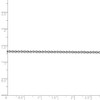 Black Bow Jewelry 1.6mm, 14k White Gold Solid Link Cable Chain Necklace - 4 of 4