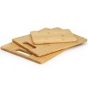 MegaChef 3 Piece 8 Inch, 11 Inch, and 13 Inch Bamboo Wood Cutting Board Set - 3 of 4