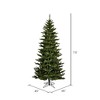 Vickerman Natural Fraser Fir Slim Artificial Christmas Tree - 3 of 4