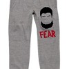 The Office Fear Mose Schrute Silhouette Men's Heather Graphite Sweatpants - 2 of 3