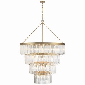 Crystorama Lighting Emory 22 - Light Chandelier in  Modern Gold - 1 of 4
