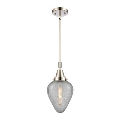 Geneseo - 1 Light Stem Hung Mini Pendant In Industrial Style-9.63 Inches Tall and 6.5 Inches Wide