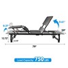 Queen Size Adjustable Bed Frame with Head and Foot Incline for Bedroom - 4 of 4
