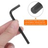 Unique Bargains Chrome Vanadium Steel Rust-Proof L-Shape Hex Key Wrenches Black 20 Pcs - 4 of 4