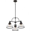 Quoizel Lighting Grant 3 - Light Chandelier in  Palladian Bronze - 3 of 3