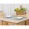 Unique Bargains Dining Room Heat Resistant Modern Faux Leather Placemats 18 x 12 Inches 6 Pcs - 2 of 4
