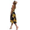 Anna-Kaci Women's Decorative Button Spaghetti Strap Midi Dress - 3 of 4