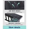 FDW Fire Pit 32in Square Metal Firepit Patio BBQ Fireplace with Charcoal Rack Mesh Cover Poker for Camping Bonfire Picnic Outdoor Heating - 3 of 4