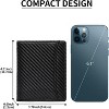 Hachikiko Mens Slim Bifold RFID Blocking Wallet - Genuine Microfiber Leather Thin Credit Card Holder with 7 Card Slots, 4 ID Windows - 2 of 4