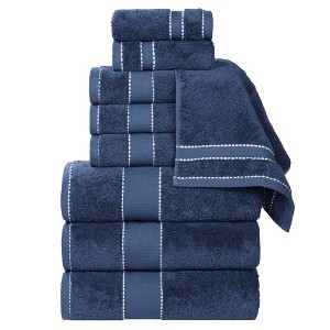 Cotton Heavyweight Ultra-Plush Luxury Towel Set by Blue Nile Mills - 1 of 4