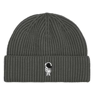 Dalix Astronaut Fisherman Beanie Hat Winter Knit Cuffed Watch Cap Mens - 1 of 4
