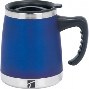 Trudeau Maison Umbria 15 Ounce Desk Mug, Blue - 1 of 1