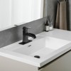 PAGED Single Hole Bathroom Sink Faucet,Bathroom Faucet with Pop Up Drain and Supply Lines for Home Sinks - 2 of 4
