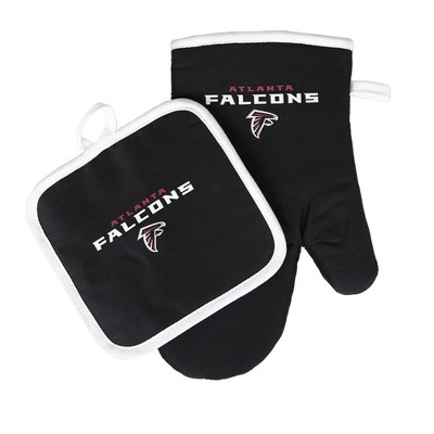 NFL Oven Mitt & Potholder Set with Team Logo - Atlanta Falcons