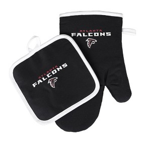 NFL Oven Mitt & Potholder Set with Team Logo - Atlanta Falcons - 1 of 1