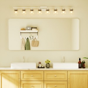 Wall-Mounted Mirror Rectangle Bathroom Vanity Mirrors Framed Mirrors Aluminum Framed Bathroom Mirror - 1 of 4