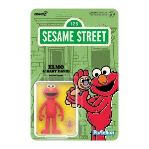 Sesame Street Elmo & Baby David Super7 Reaction Action Figure - 1 of 1