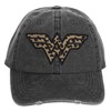 Wonder Woman Comic Book Superhero Leopard Print Logo Dad Hat for Women - 2 of 4