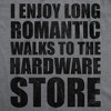 Mens Funny T Shirts I Enjoy Romantic Walks To The Hardware Store Sarcastic Mechanic Graphic Novelty Tee For Men - Crazy Dog Men's T Shirt - 2 of 4