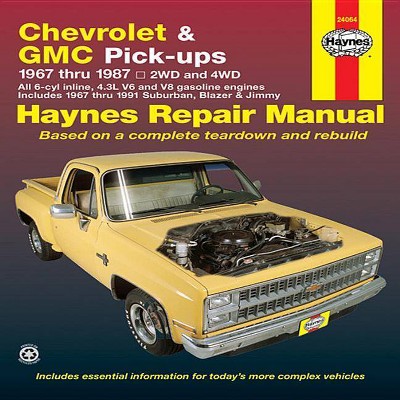 Chevy & GMC 4 3l & V* Pick-Ups (67-87) & Suburban, Blazer & Jimmy (67-91) Haynes Repair Manual - (Haynes Manuals) 4th Edition by  John Haynes