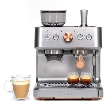 CAFE Bellissimo Semi-Automatic Espresso Machine + Frother Stainless Steel