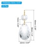 Unique Bargains DIY Lamp Arts Crafts Decoration Crystal Pendants Teardrop Beads 10 Pcs - 2 of 4
