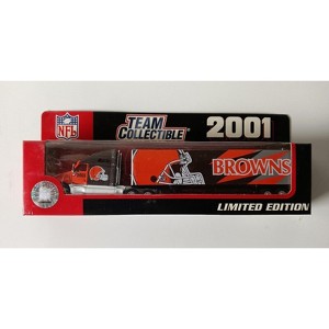 Cleveland Browns Fleer 2001 Team Collectible Series NFL Tractor Trailer Scale Toy Vehicle - 1 of 1