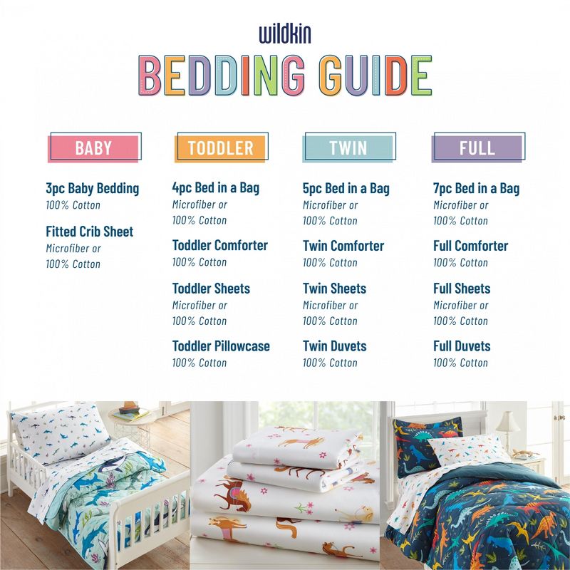 Wildkin Kids Lightweight Cotton Comforter - Toddler, 4 of 5